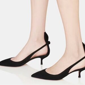 Aquazzura Bow Tie Pump 50